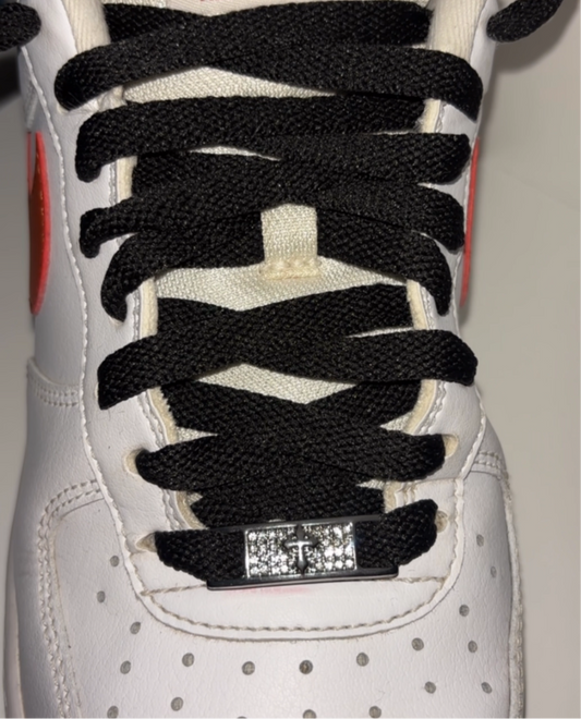 AF1 Lace Tags Chrome
